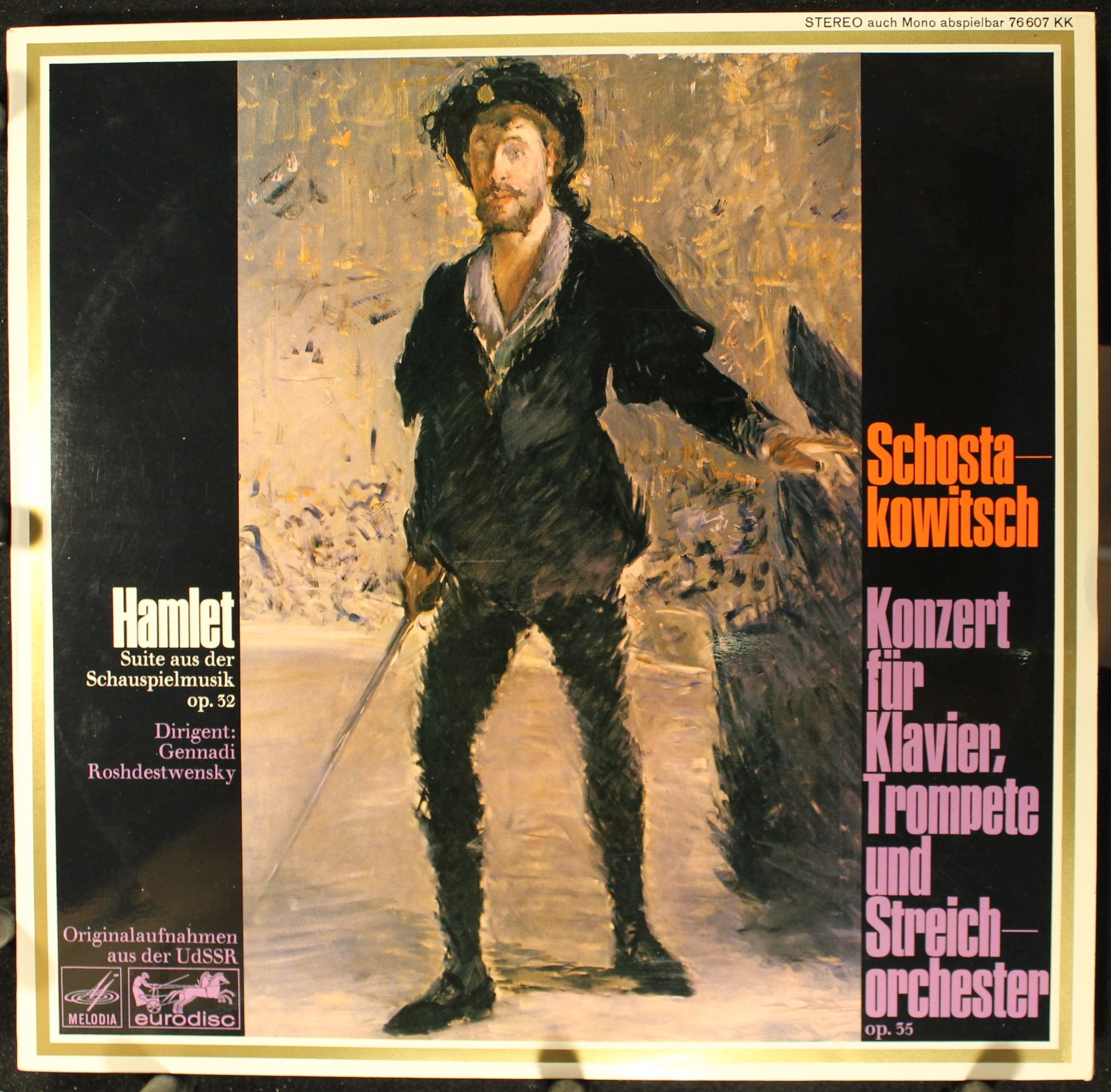 Eurodisc 76 607 KK - Dmitri Shostakovich - Hamlet / Konzert Für