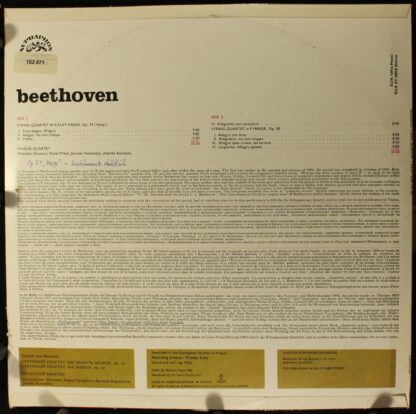 Supraphon SUA ST 50 916 - Ludwig van Beethoven, Prague String Qu - Image 2