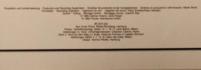 Deutsche Grammophon 2707 120 - Giuseppe Verdi, Claudio Abbado, K - Image 26