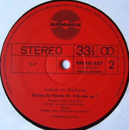 Amadeo 906 434/444 ASY - Ludwig van Beethoven, Friedrich Gulda - - Image 5