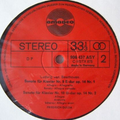 Amadeo 906 434/444 ASY - Ludwig van Beethoven, Friedrich Gulda - - Image 9