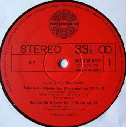Amadeo 906 434/444 ASY - Ludwig van Beethoven, Friedrich Gulda - - Image 10