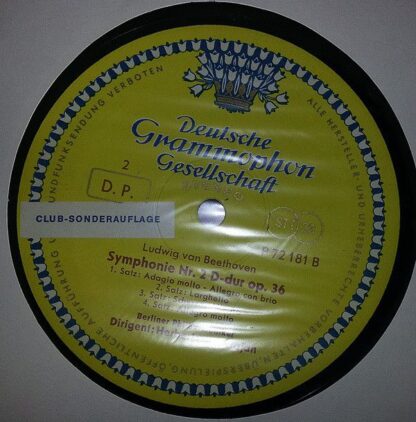 Deutsche Grammophon 72 180 - Ludwig van Beethoven, Herbert von K - Image 2