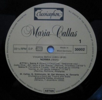 Classicaphon 30002, 30003, 30015, 30016, 30006 - Maria Callas - - Image 3