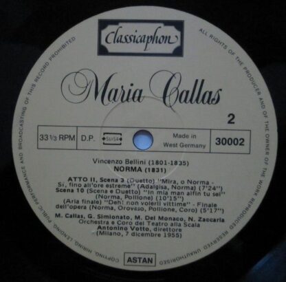 Classicaphon 30002, 30003, 30015, 30016, 30006 - Maria Callas - - Image 4