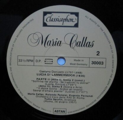 Classicaphon 30002, 30003, 30015, 30016, 30006 - Maria Callas - - Image 6