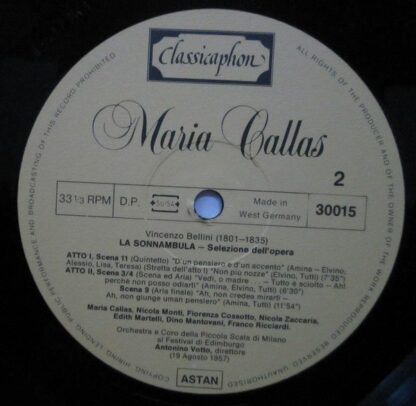 Classicaphon 30002, 30003, 30015, 30016, 30006 - Maria Callas - - Image 8