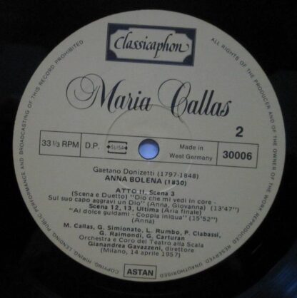 Classicaphon 30002, 30003, 30015, 30016, 30006 - Maria Callas - - Image 12
