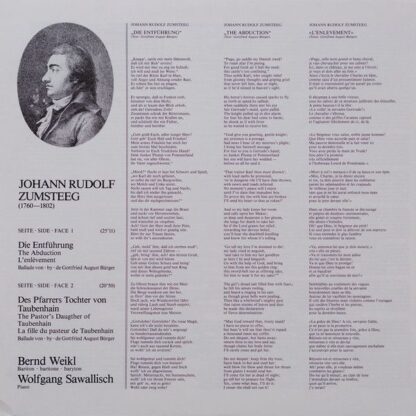Orfeo (2) S 074831 A - Johann Rudolf Zumsteeg, Bernd Weikl, Wolf - Image 8