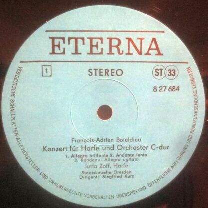 Eterna 8 27 684 - François-Adrien Boieldieu, Alberto Ginastera, - Image 3