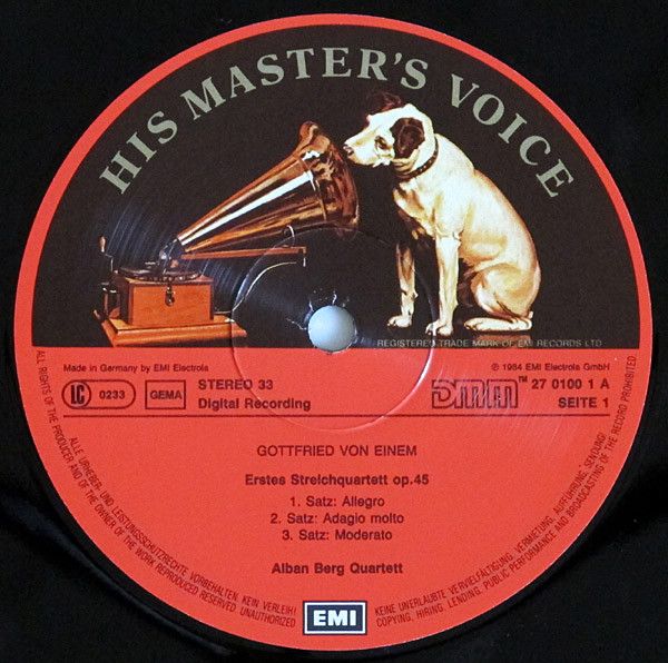 His Master's Voice 27 0100 1 - Igor Stravinsky, Gottfried von Ei - Image 5