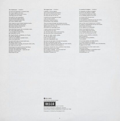 DECCA SXL 6625 - Hans Hotter, Geoffrey Parsons (2) - The Art Of - Image 6