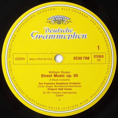 Deutsche Grammophon 2530 788 - George Gershwin, Bill Russo, Cork - Image 3