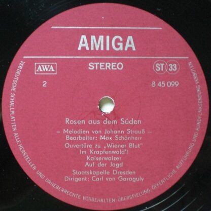 Amiga 8 45 099 - Johann Strauss Jr. - Rosen Aus Dem Süden (Johan - Image 4