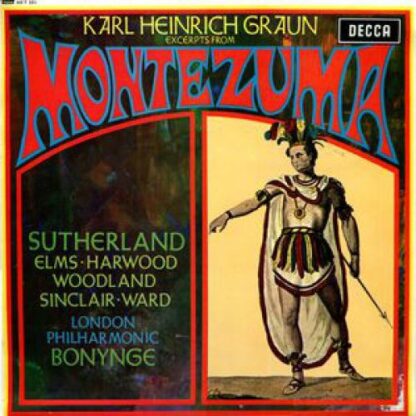 DECCA SET 351 - Carl Heinrich Graun, Joan Sutherland, Lauris Elm