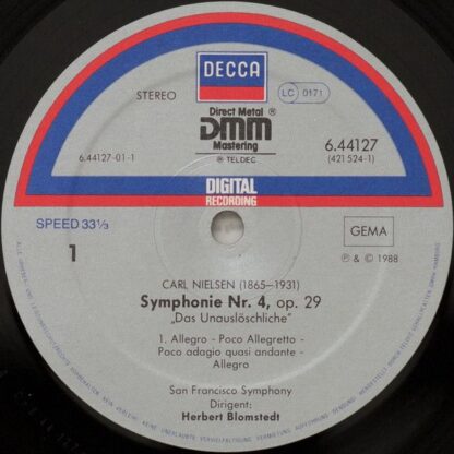 DECCA 6.44127 - Carl Nielsen, San Francisco Symphony, Herbert Bl - Image 3