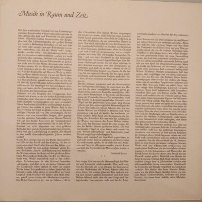 Harmonia Mundi HM 30 512 M - Wolfgang Amadeus Mozart, Jörg Demus - Image 5