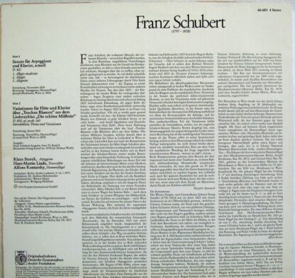 Orbis 66 683 4 - Franz Schubert,Klaus Storck,Hans-Martin Linde,A - Image 3