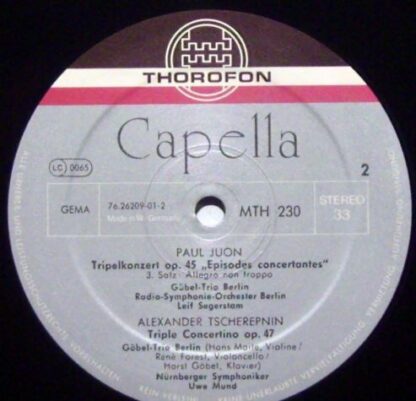 Thorofon Capella MTH 230 - Tripelkonzert Op. 45, Triple Concerti - Image 8