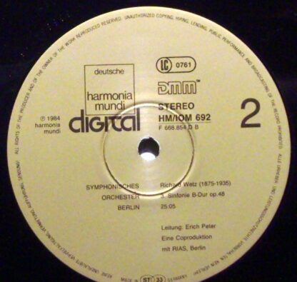 deutsche harmonia mundi Digital HM/IOM 692 - Richard Wetz, Berli - Image 8