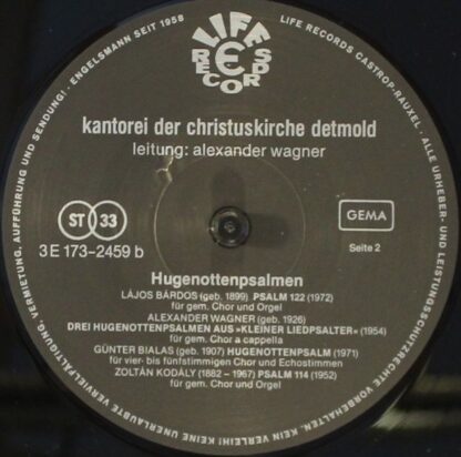 Life E Records 3E 173-2459 - Kantorei der Christuskirche Detmold - Image 4