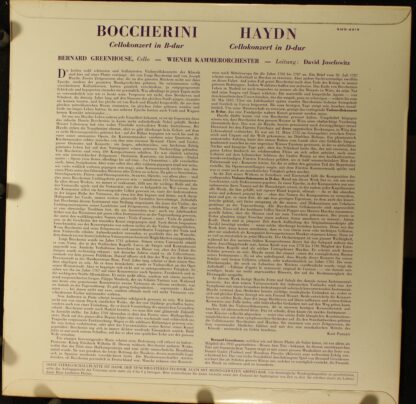 Concert Hall SMS-2315 - Luigi Boccherini, Joseph Haydn, Bernard - Image 2