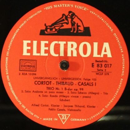 Die Stimme Seines Herrn E 80 487 - Alfred Cortot, Jacques Thibau - Image 4