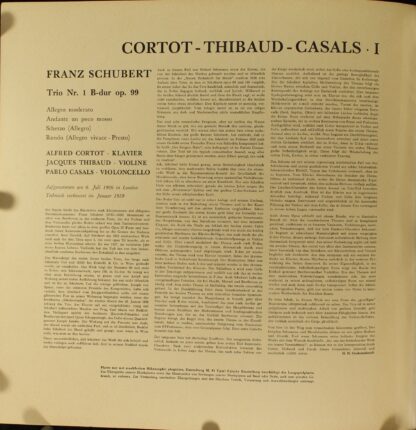 Die Stimme Seines Herrn E 80 487 - Alfred Cortot, Jacques Thibau - Image 2
