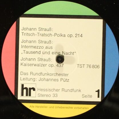 Not On Label TST 76 806 - Rundfunkorchester Des Hessischen Rundf - Image 3