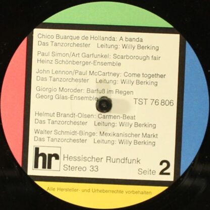 Not On Label TST 76 806 - Rundfunkorchester Des Hessischen Rundf - Image 4