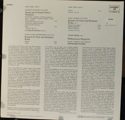 Telefunken 6.42007 - Viola Concertos - Image 4