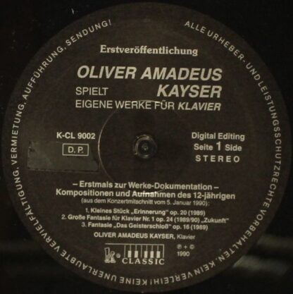 K-Classic K-CL 9002 - Oliver Amadeus Kayser - Oliver Amadeus Kay - Image 4