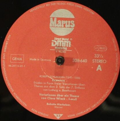 Marus (2) 308 640 D - Robert Schumann, Babette Hierholzer - Exer - Image 3