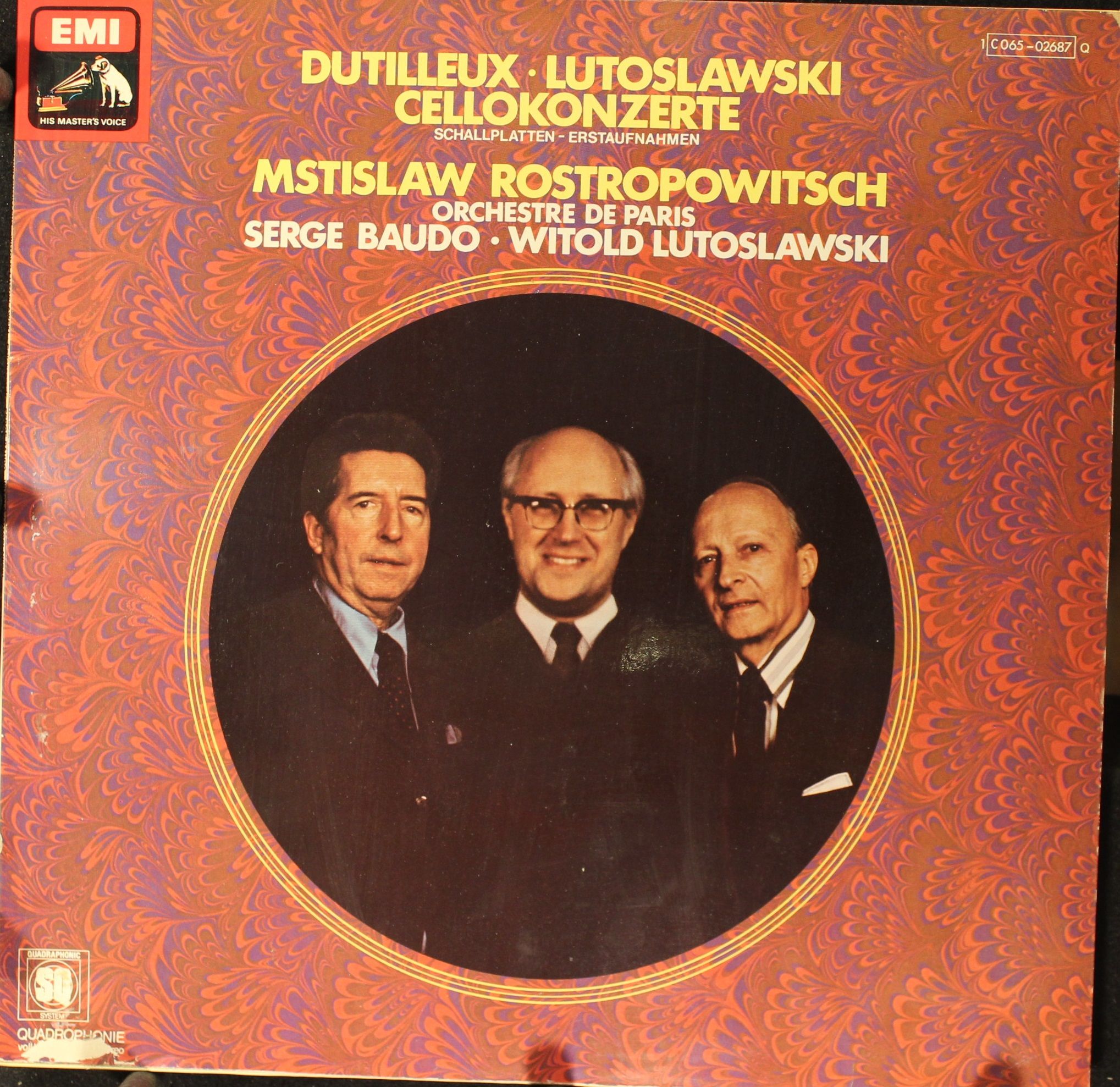 His Master's Voice 1C 065-02687 Q - Henri Dutilleux, Witold Luto