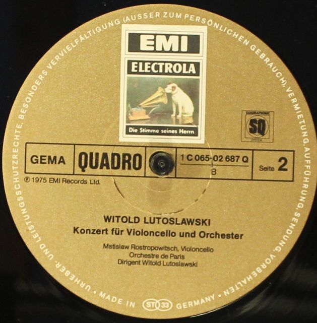 His Master's Voice 1C 065-02687 Q - Henri Dutilleux, Witold Luto - Image 3