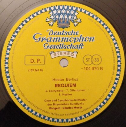 Deutsche Grammophon 104 969/70 - Hector Berlioz, Chor Des Bayeri - Image 6