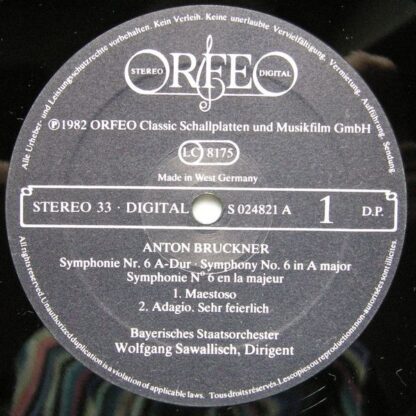 Orfeo (2) S 024821 A - Anton Bruckner, Bayerisches Staatsorchest - Image 3