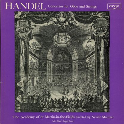 Argo ZRG 5442 - Georg Friedrich Händel, The Academy Of St. Marti