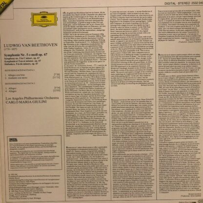 Deutsche Grammophon 2532 049 - Ludwig van Beethoven, Los Angeles - Image 2