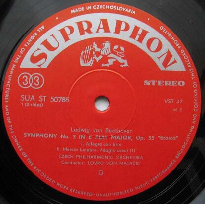 Supraphon SUA ST 50785 - Ludwig van Beethoven, The Czech Philhar - Image 2