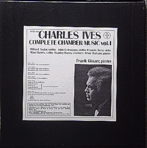 VoxBox SVBX 564 - Charles Ives, Frank Glazer - Complete Chamber - Image 2