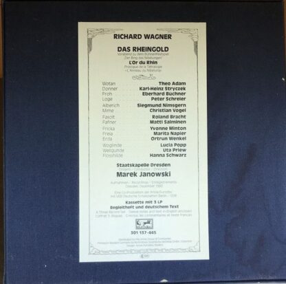 Eurodisc 301 137-445 - Richard Wagner, Theo Adam, Siegmund Nimsg - Image 2