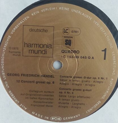 Deutsche Harmonia Mundi 1 C 153-99 645/47 - Georg Friedrich Händ - Image 2