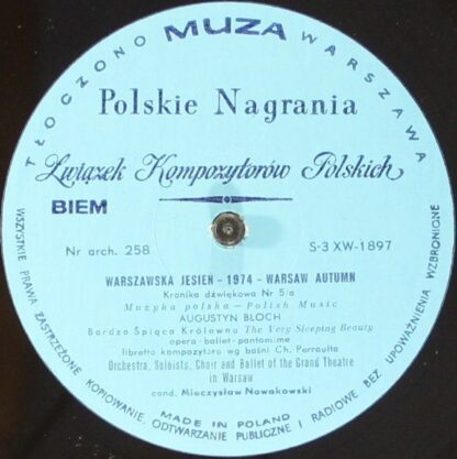 Polskie Nagrania Muza S-3 XW-1897 - Various -  Warszawska Jesień - Image 3