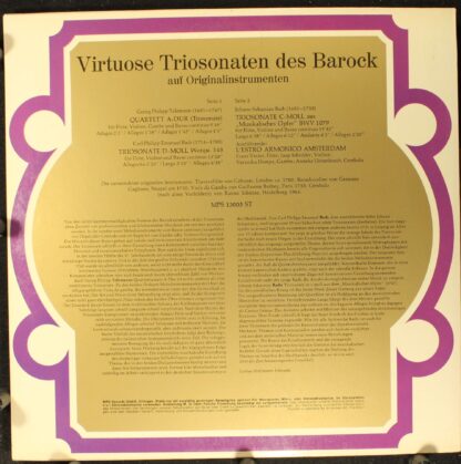MPS CRO 832 - Georg Philipp Telemann, Carl Philipp Emanuel Bach, - Image 2