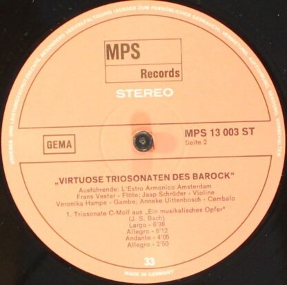 MPS CRO 832 - Georg Philipp Telemann, Carl Philipp Emanuel Bach, - Image 3