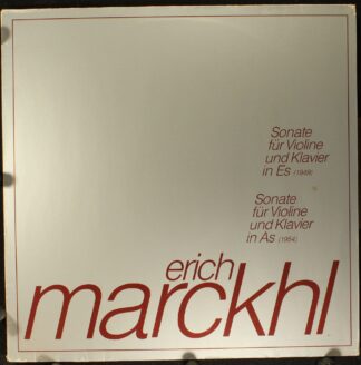ORF 120 716 - Erich Marckhl - Sonate Für Violine Und Klavier In