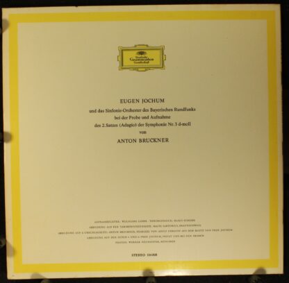 Deutsche Grammophon 104 808 - Anton Bruckner, Eugen Jochum, Symp - Image 2