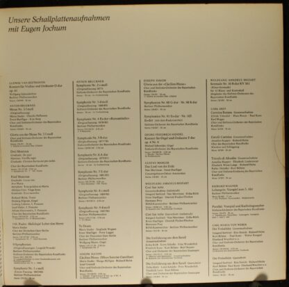 Deutsche Grammophon 104 808 - Anton Bruckner, Eugen Jochum, Symp - Image 3