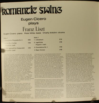 MPS SB 15 156 ST - Eugen Cicero - Romantic Swing  (Eugen Cicero - Image 3